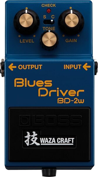 Boss BD-2w Waza Craft Special Edition Blues Driver Pedal, New, Main