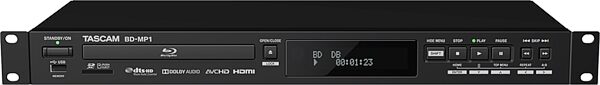 TASCAM BD-MP1 Rackmount Blu-Ray Player, New, Main