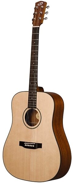 Bedell BDD-18-M Discovery Acoustic Guitar with Gig Bag, Angle