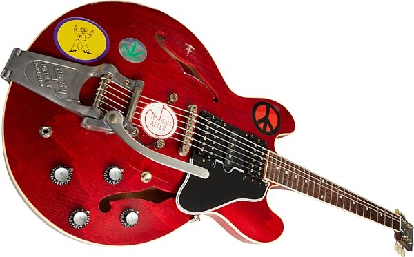 Gibson Custom Shop Alvin Lee "Big Red" ES-335 Electric Guitar (with Case), Action Position Back