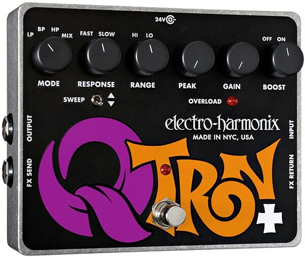 Electro-Harmonix Q-Tron Plus Envelope Filter Pedal, New, Main