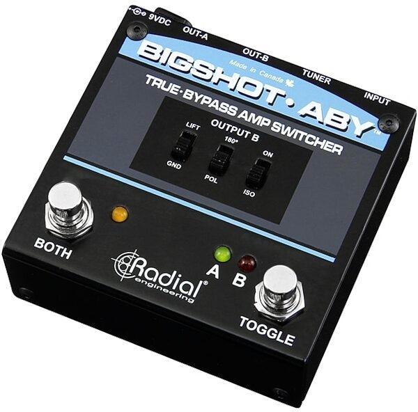 Radial Big Shot ABY True Bypass Switcher, New, Angle