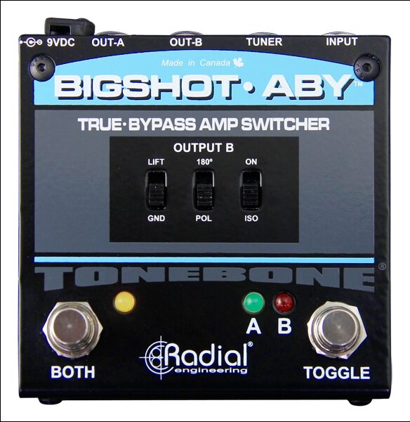 Radial Big Shot ABY True Bypass Switcher, New, Main