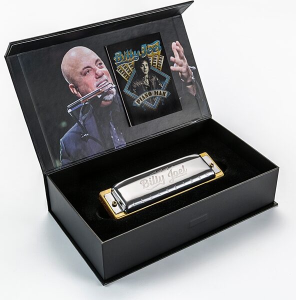 Hohner M535016 Billy Joel Signature Harmonica, Action Position Back