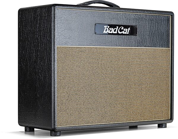 Bad Cat Black Cat Guitar Speaker Cabinet (60 Watts, 1x12"), New, Angled Front