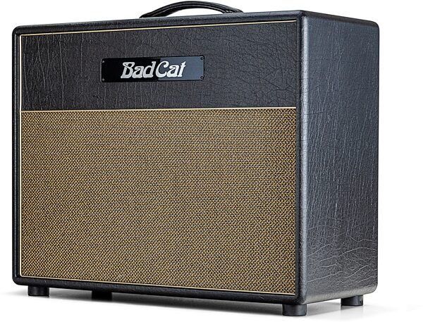 Bad Cat Black Cat Guitar Speaker Cabinet (60 Watts, 1x12"), New, Angled Front