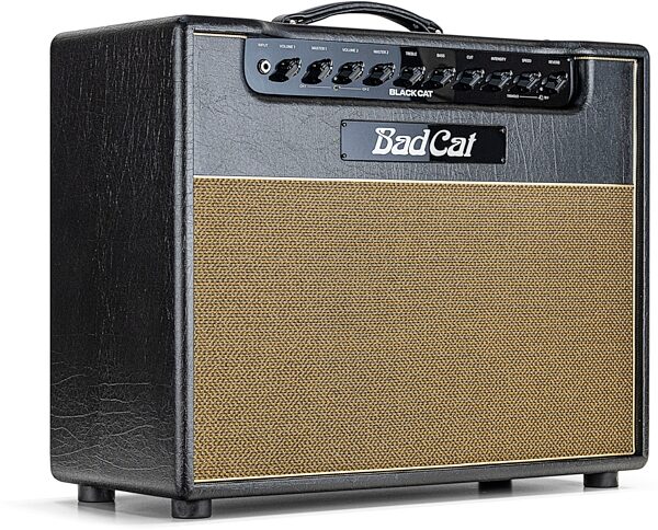 Bad Cat Black Cat Guitar Combo Amplifier (20 Watts, 1x12"), New, Angled Front