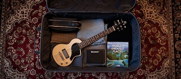 Blackstar Carry-On Travel Electric Guitar, In Use
