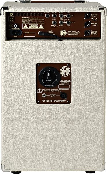 SWR California Blonde II Acoustic Guitar Amplifier (160 Watts, 12"), Rear