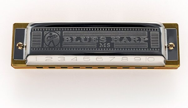 Hohner Blues Harp Harmonica, Key of Ab Major, Action Position Back