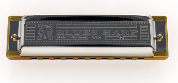 Hohner Blues Harp Harmonica, Key of A Major, view