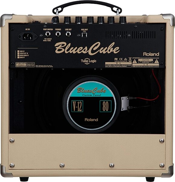 Roland Blues Cube Hot Guitar Combo Amplifier, Vintage, Vintage Back