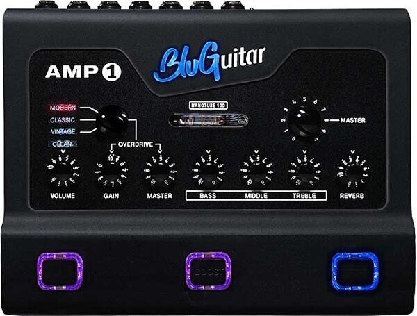 BluGuitar Amp1 Iridium Edition Guitar Amplifier Pedal (100 Watts), New, Main
