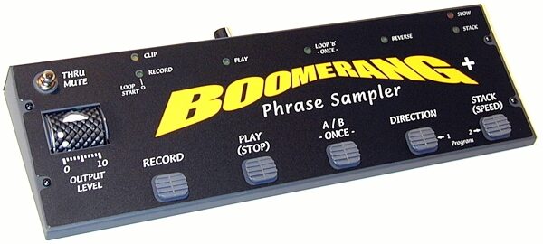 Boomerang Plus Phrase Sampler and Loop Recorder, Main