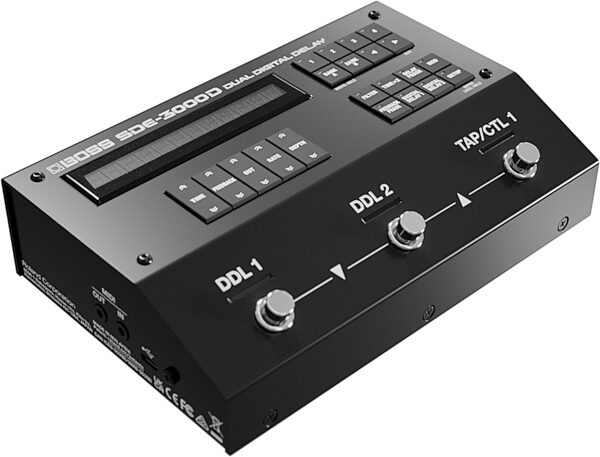 Boss SDE-3000D Dual Digital Delay Pedal, New, Action Position Back