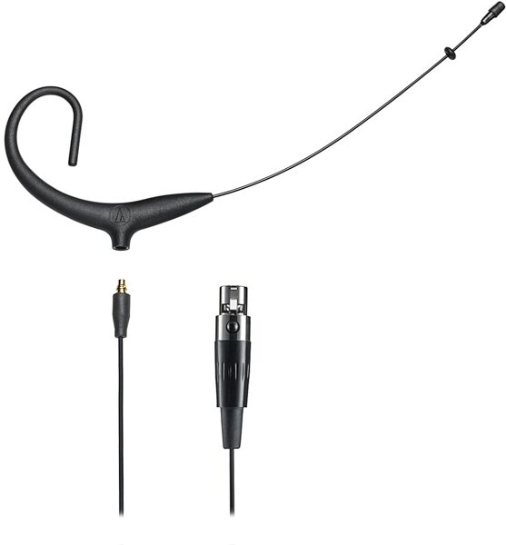 Audio-Technica BP892x-cT4 Omnidirectional Condenser Headworn Microphone, Black, USED, Blemished, Main