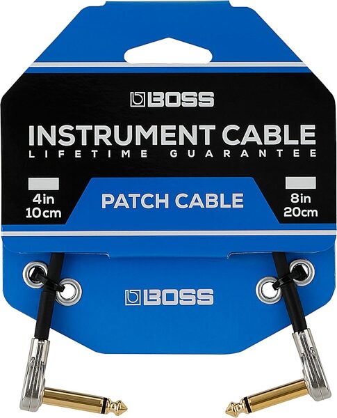 Boss BPC Space Saving Pancake Cable, 4 inch, 3 Pack, Action Position Front