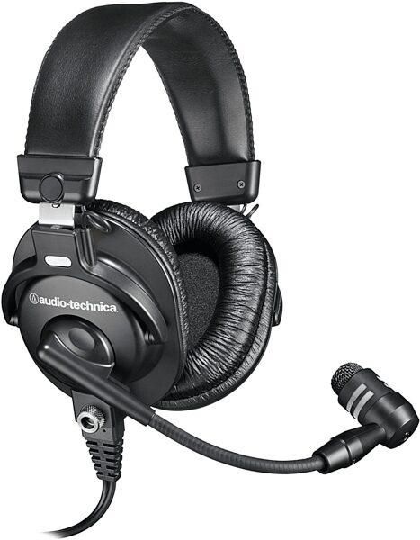 Audio-Technica BPHS1-XF4 Broadcast Stereo Headset with Dynamic Microphone and 4-pin XLRF-Type Connector, USED, Blemished, Action Position Back