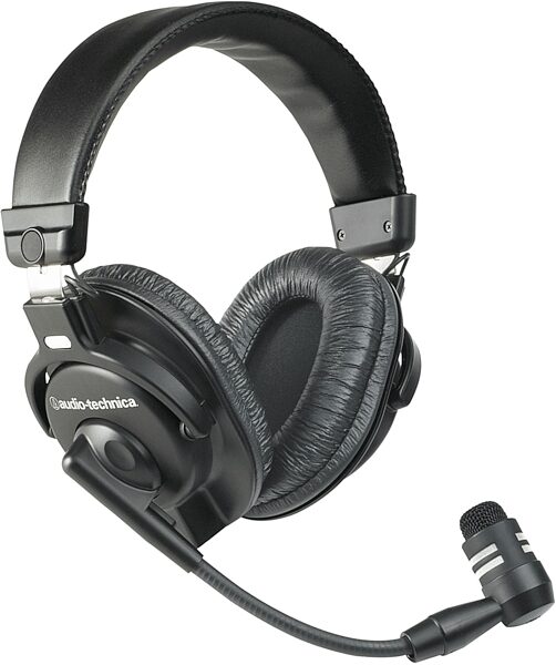 Audio-Technica BPHS1-XF4 Broadcast Stereo Headset with Dynamic Microphone and 4-pin XLRF-Type Connector, USED, Blemished, Action Position Back