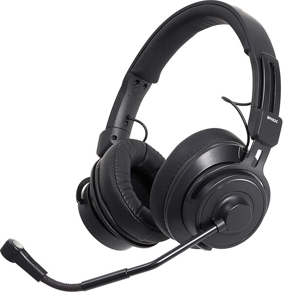 Audio-Technica BPHS2C Broadcast Stereo Headset with Cardioid Condenser Microphone, With XLR and TRS connectors, Action Position Back