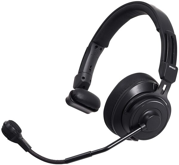 Audio-Technica BPHS2S Single-Ear Headset with Dynamic Microphone, Unterminated Cables, Main