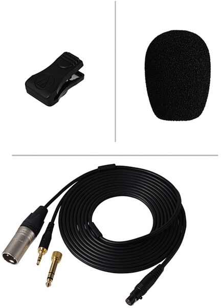 Audio-Technica BPHS2S Single-Ear Headset with Dynamic Microphone, With XLR and TRS connectors, Cables and Accessories