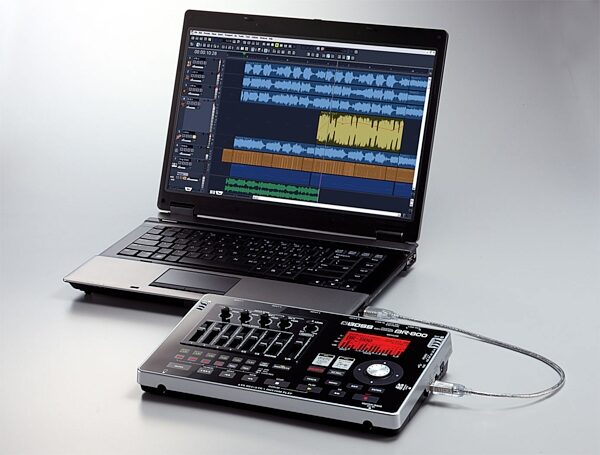 Boss BR-800 Multitrack Digital Recorder, In Use (Laptop Not Included)