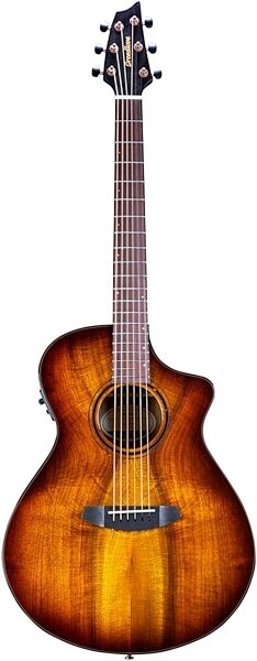Breedlove ECO Pursuit Exotic S Concert CE Acoustic-Electric Guitar, Action Position Back