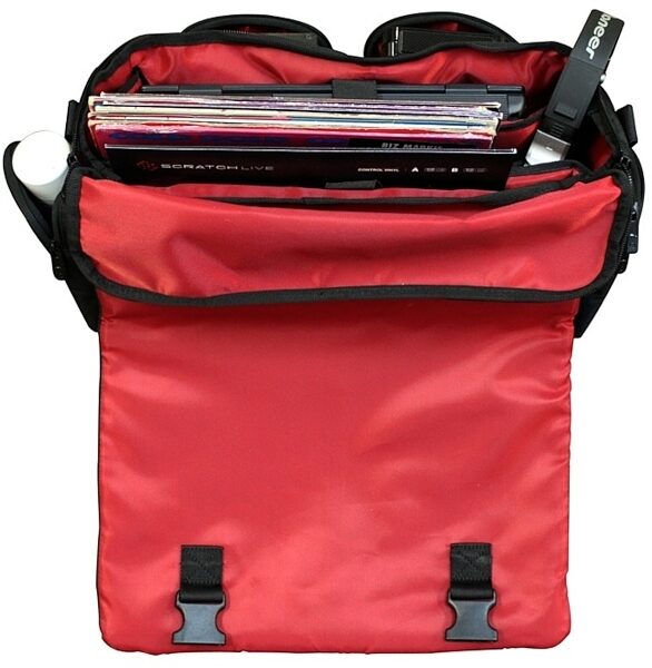 Odyssey BRL17C Redline 17CPro Courier DJ Gear Bag, In Use