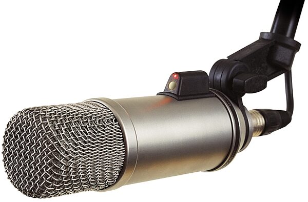 Rode Broadcaster Condenser Microphone, With On-Air Indicator, Side