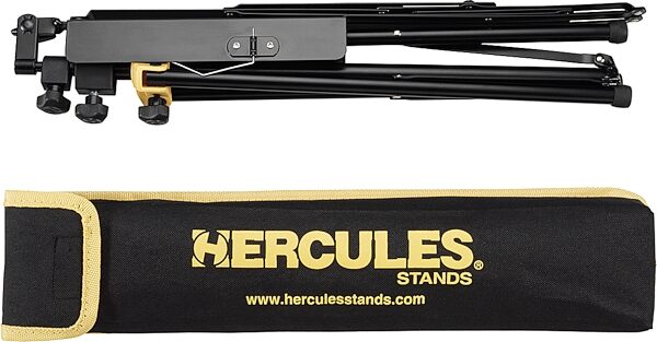 Hercules BS505B 3-Section Music Stand (with Bag), New, Action Position Back