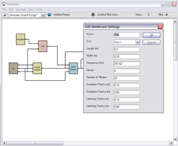 Applied Acoustics Tassman Software Synth (Macintosh and Windows), Builder