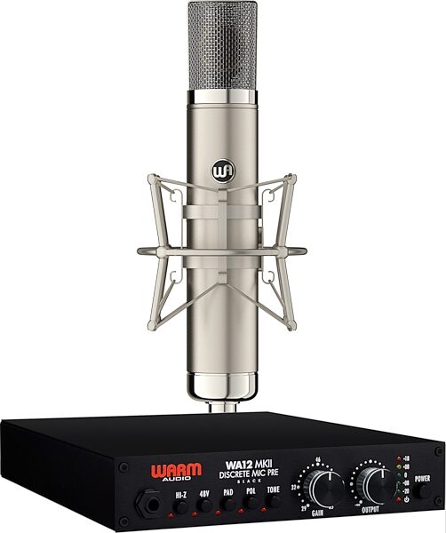 Warm Audio WA-CX12 Tube Condenser Microphone, With WA12 MKII Bundle, Main
