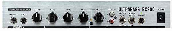 Behringer BX300 Ultrabass Bass Combo Amplifier (30 Watts), Panel