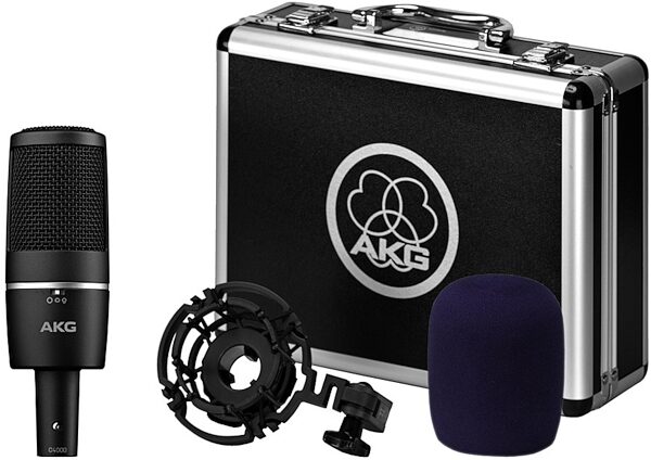 AKG C4000 Large-Diaphragm Multi-Pattern Condenser Microphone, Package