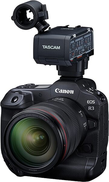 TASCAM CA-XLR2d XLR Microphone Adapter, CA-XLR2d-C, Canon Kit, Main