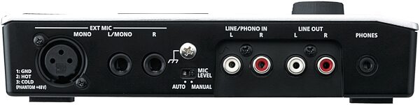 Roland CD-2i SD and CD Recorder, Side