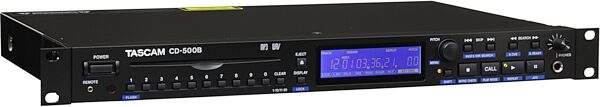 TASCAM CD-500B CD Player with Balanced Output, Left