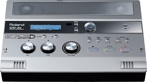 Roland CD-2e SD and CD Recorder, Front