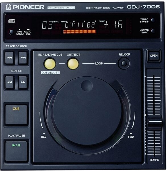 Pioneer CDJ700S Compact Pro CD Player, Main