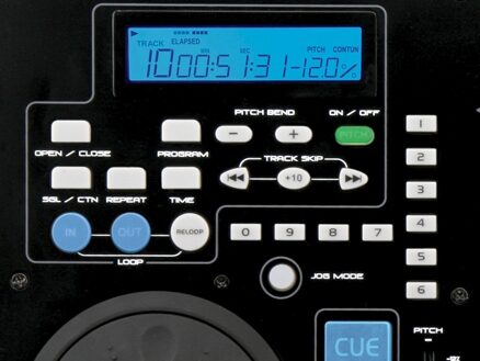 Gemini CDM500 Dual CD Player/DJ Mixer, Top Left
