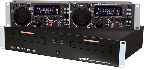 Gemini CDMP2600 Professional Dual DJ CD/MP3 Player, Main