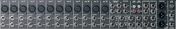 Mackie CFX16 Compact Mixer with Effects (16x4x1), Input Output Section
