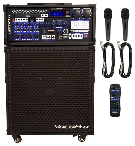 VocoPro CHAMPION-REC Portable PA System with Digital Recorder, Main