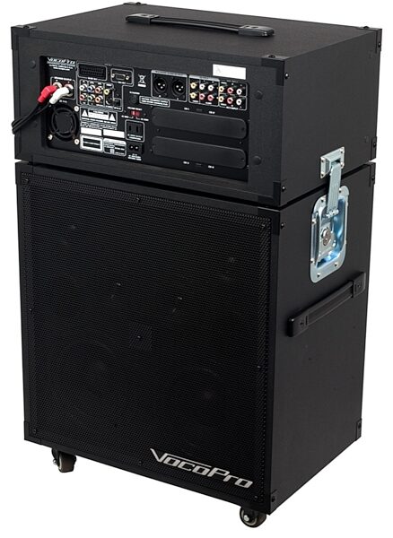 VocoPro CHAMPION-REC Portable PA System with Digital Recorder, PA Angle Back
