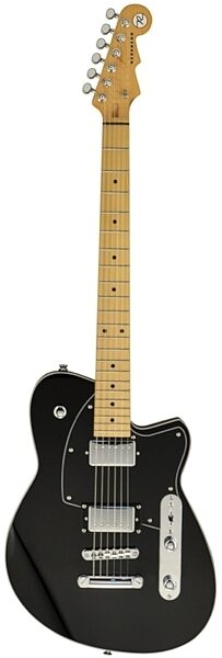 Reverend Charger HB Electric Guitar, with Maple Fingerboard, Black
