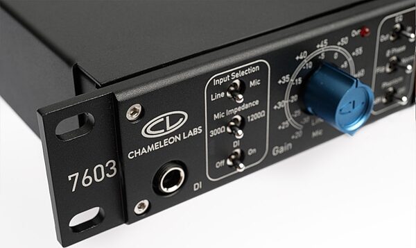 Chameleon Labs 7603 Microphone Preamplifier and EQ, Action Position Back