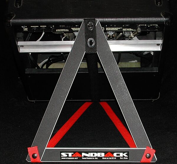 Triad Standback Compact Tilt-Back Amplifier Support, Closeup