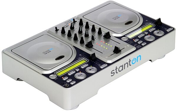 Stanton CM.205 Dual Top Load CD/MP3 Player and Mixer, Angle