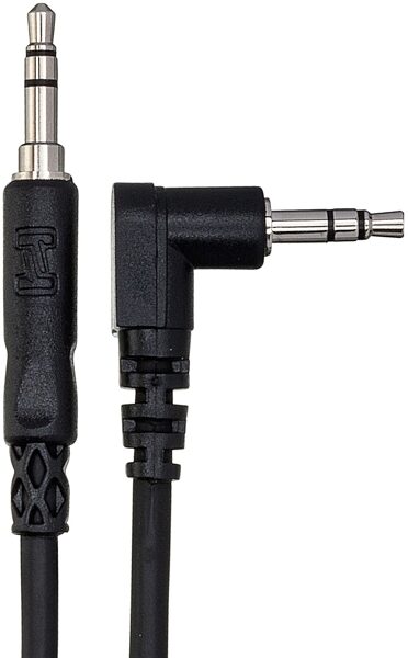 Hosa Stereo Interconnect 3.5 mm Right-Angle TRS to TRS Cable, 3 foot, HOSCMMR Main